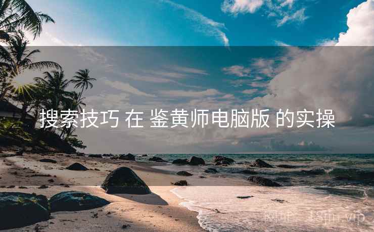 搜索技巧 在 鉴黄师电脑版 的实操