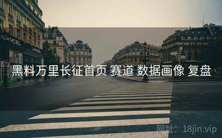 黑料万里长征首页 赛道 数据画像 复盘
