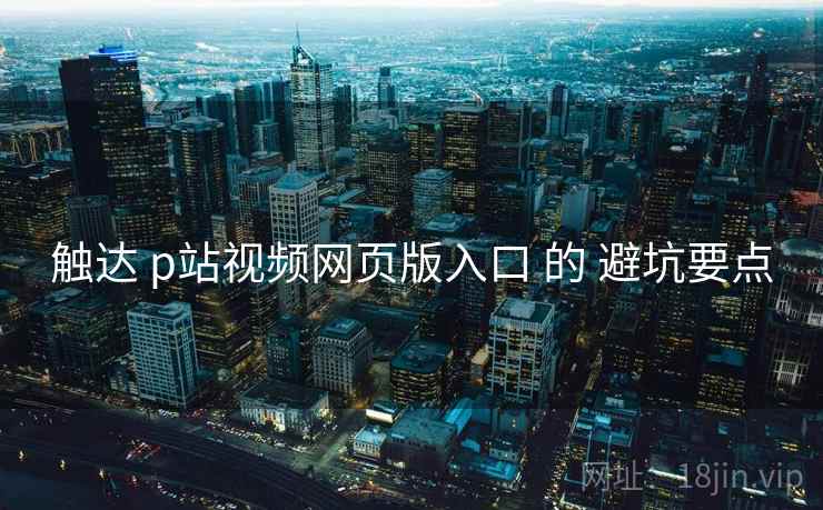 触达 p站视频网页版入口 的 避坑要点