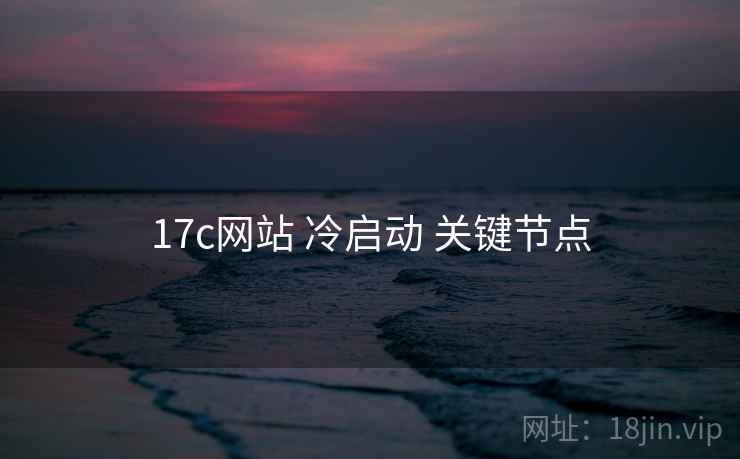 17c网站 冷启动 关键节点